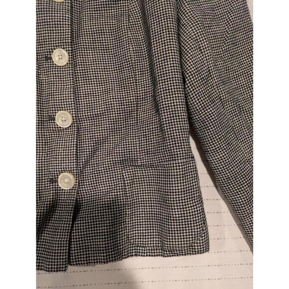 Lauren Ralph Lauren Stylish Houndstooth Patterned Jacket - Picture 6 of 13